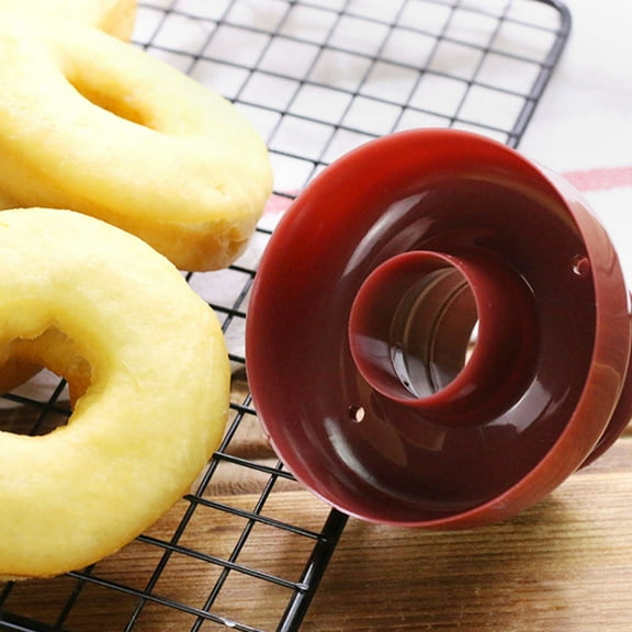 WHAMVOX Doughnut Maker Diy Donut Baking Mold Cake Making Mold Nonstick Donut Mold Diy Cake Mold Decorative Donut Pressing Mold For Kitchen Bakery Supplies