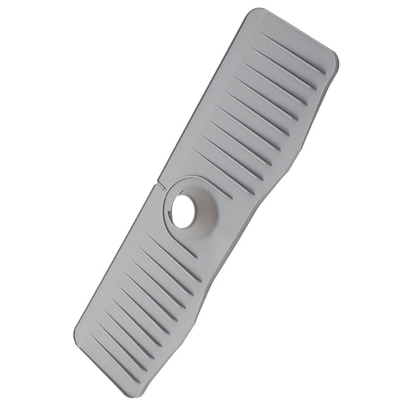 WHAMVOX  Draining Mat Drainer Sink Protectors for Kitchen Splash Grey