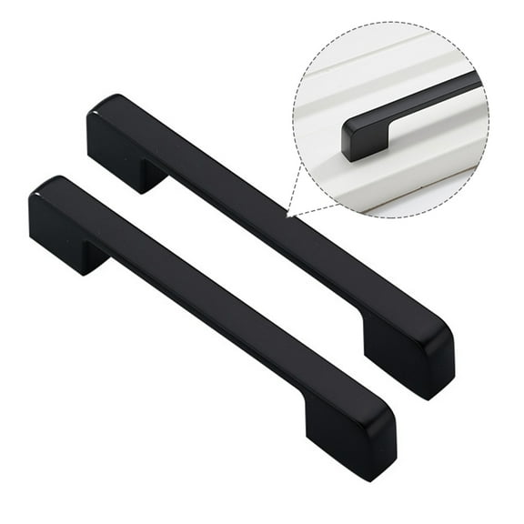 WHAMVOX  Drawer Knobs Handle Metal Furniture Handles Black Cabinet Kitchen Matte