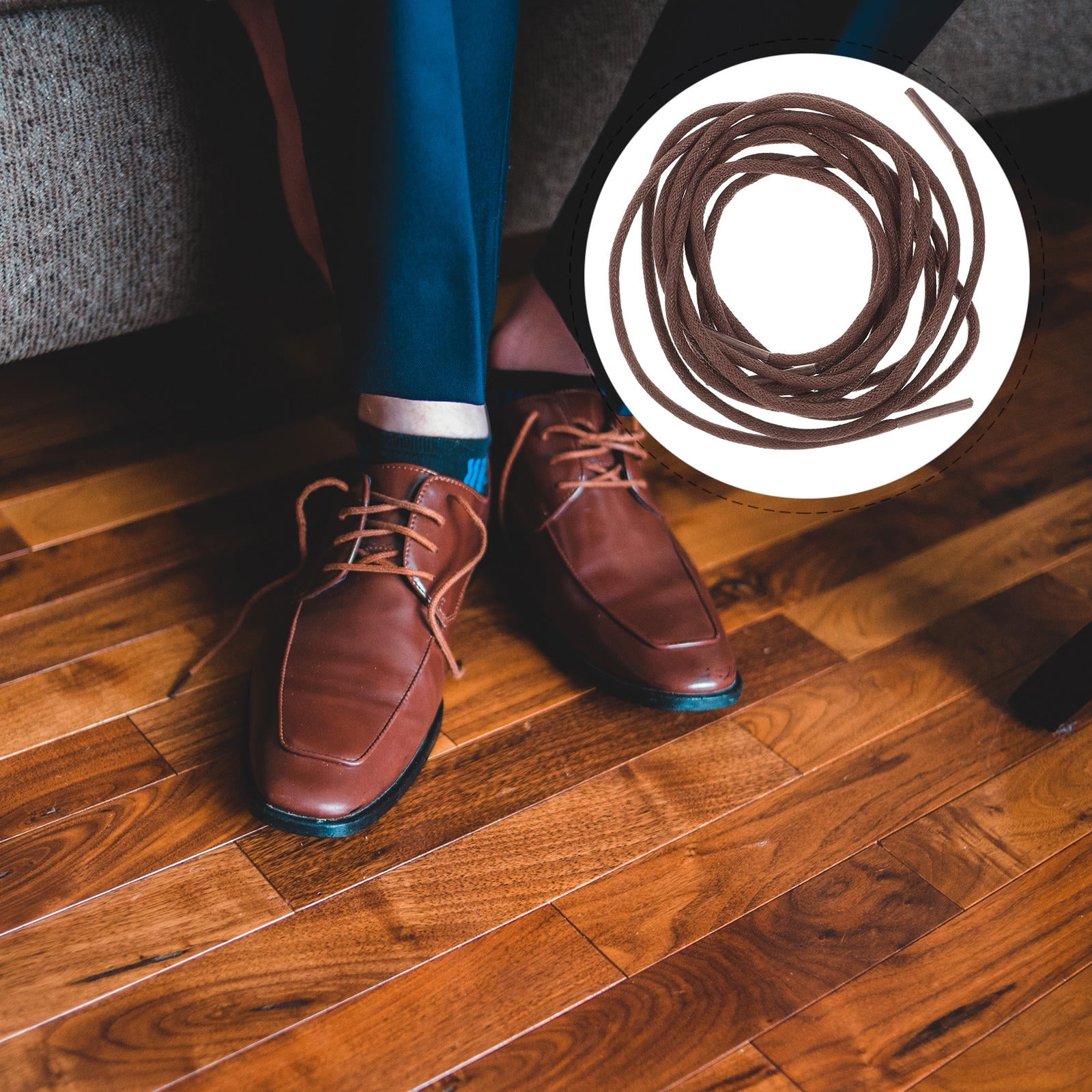 WHAMVOX Dress Shoe Laces for Men Boots Long-lasting Replacement -  Walmart.com