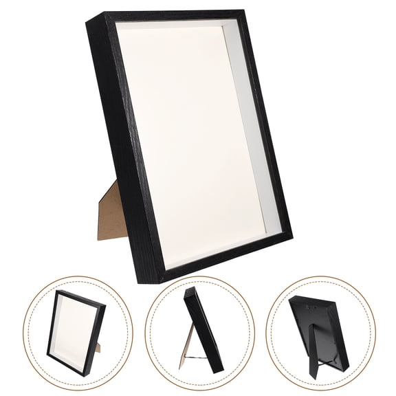 SEWCHICS Clear Frame Dried Flower Display Frame Glass DIY Decorators Tabletop Display 1Set