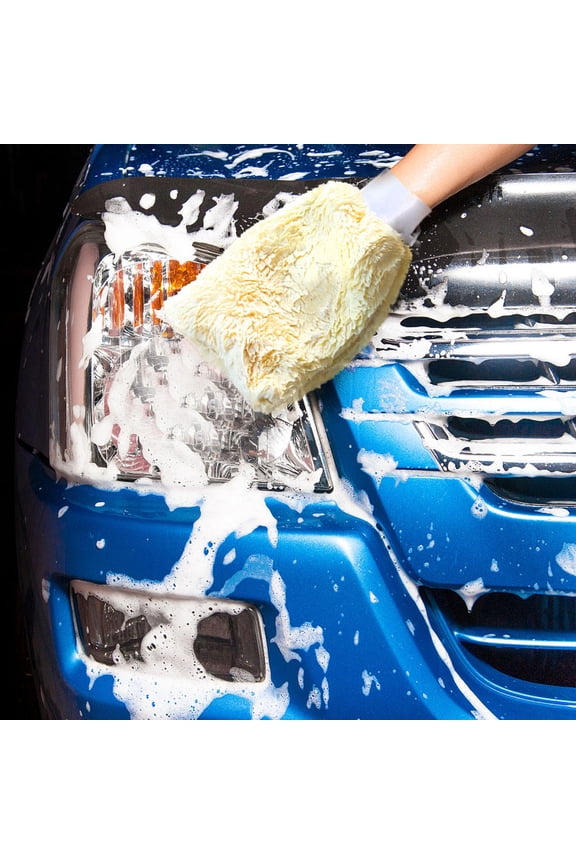 Dual Car Wash Gloves All-purpose Mitt Imitation Wool