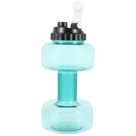 WHAMVOX Dumbbell Shape Water Bottle Sports Drinking Bottle Lightweight Water Bottle Portable Water Bottle