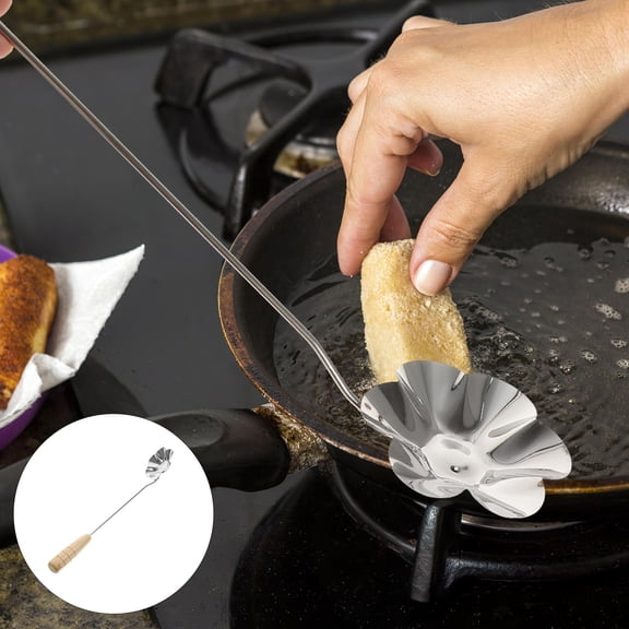WHAMVOX Dumpling Maker Dough Fried Snack Mold Frying Spoon