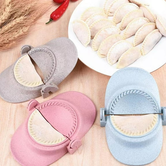 COMPUKAS Reusable Circular Dumpling Ravioli Pot Sticker Maker Set 5pcs