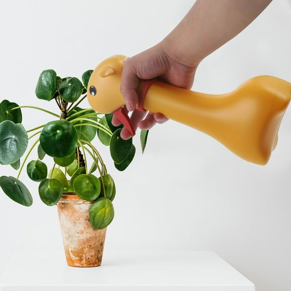 WHAMVOX Durable ABS Plant Mister Spray Bottle for Indoor Plants and Gardens Orange 1L