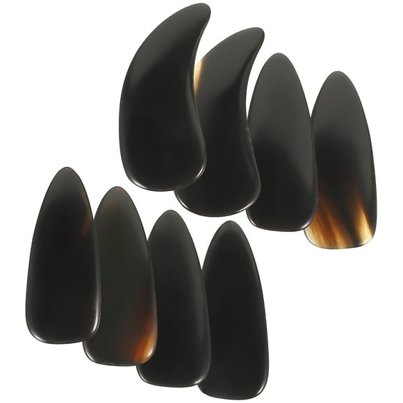 WHAMVOX Durable Guzheng Picks with Moderate Hardness for Guitar Lightweight and Comfortable to Wear Assorted Color