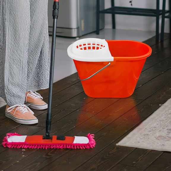 SKISUNO Durable Mop Filter, White Plastic, Effective Cleaning, Convenient for Home