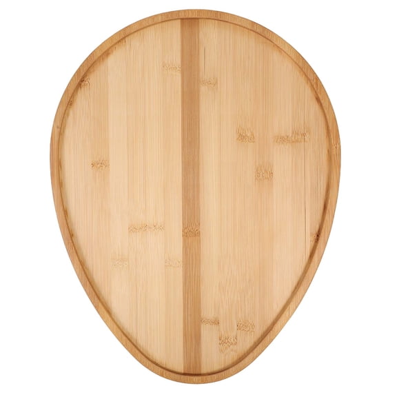 WHAMVOX Easter Serving Tray 1Pack Brown Wood for Dessert and Appetizers