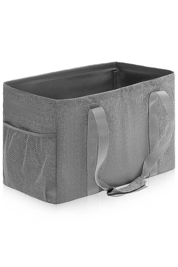 Folding Shopping Bag Cotton Canvas 1Pack 17.88X10.02X11.99in