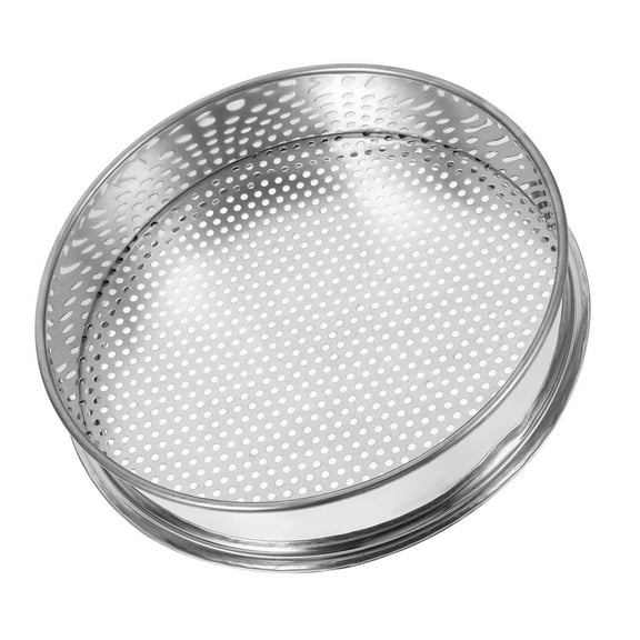 WHAMVOX Efficient Soil Sifter With 3mm Mesh For Garden Soil Screening Tool Portable Small Sifter Tool Gardening Rocks Soil Sifter Stainless Steel Mesh Sieve
