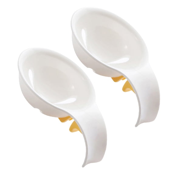 WHAMVOX Egg Yolk Separator for Baking and Cooking with Plastic and Silicone 2Pcs
