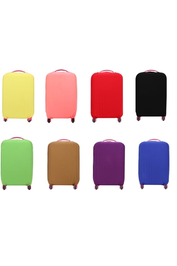 Stretchable Travel Luggage Cover for Suitcase Trolley Case, Protective Bag for 18-20 Inch Suitcases, Red