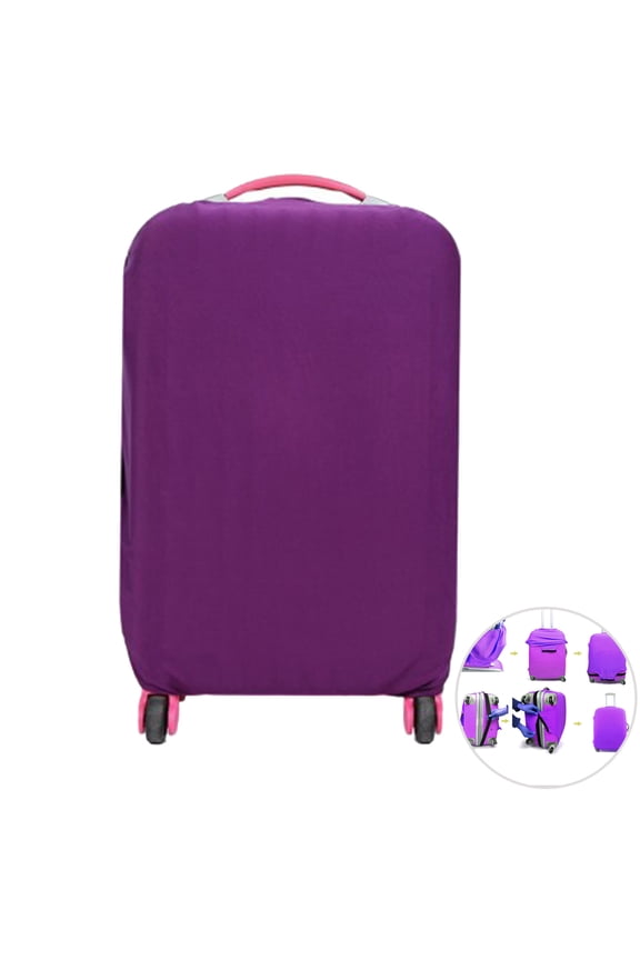 Stretchable Travel Luggage Cover for 22-Inch Suitcase, Protective Elastic Trolley Case Bag in