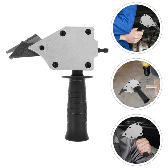 WHAMVOX  Electric Drill Shears Attachment Cutter Small Cutting Masonry Silver