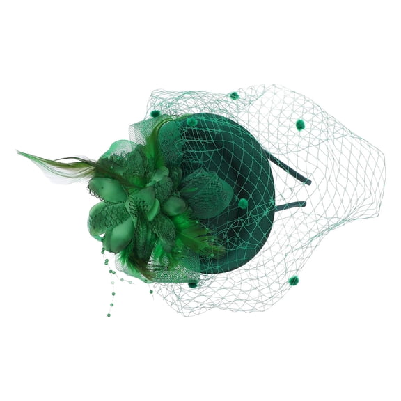 SEWCHICS Fascinators Hat Clip For Tea Party Headpiece Plume 1Set