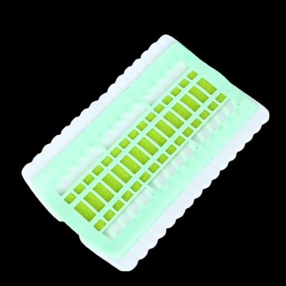 FESTFENDS Needlework Thread Holder Cross Stitch Tool Plastic 1 Set Easy to Carry Green