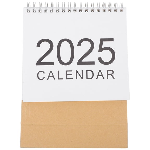 KHBUAB 2025 Desk Calendar Multi Paper Easy Page Flipping Office Organizer