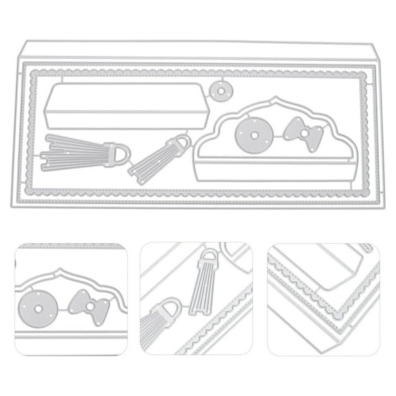 WHAMVOX Envelope Die Cut Set for Home Crafting and Greeting Card Making, Scrapbook Mold, Compact Lightweight Tool