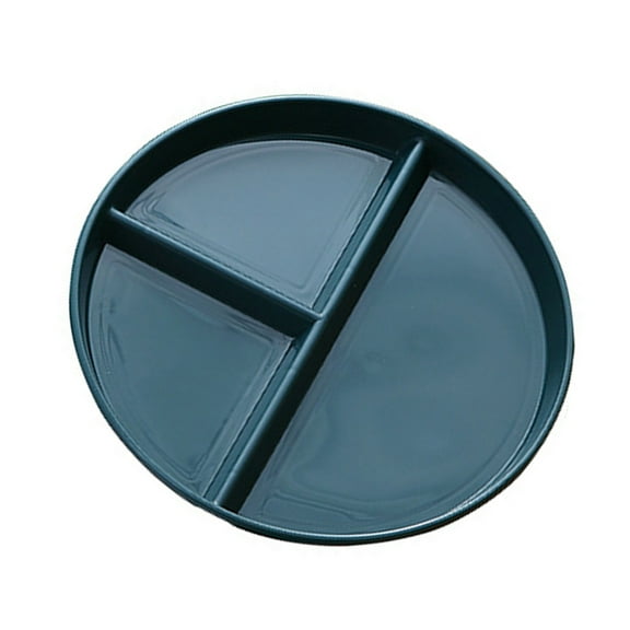 WHAMVOX Exquisite Quantitative Food Plate Plastic Threecompartment Breakfast Plate