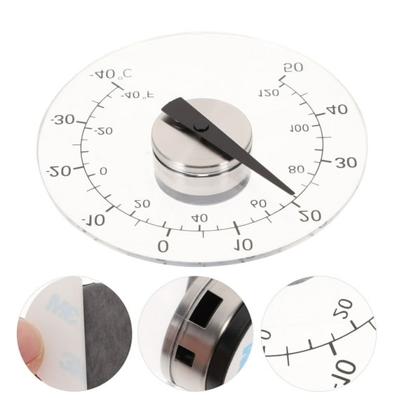 WHAMVOX  Exterior Dial Waterproof Temperature Meter Window Thermometer