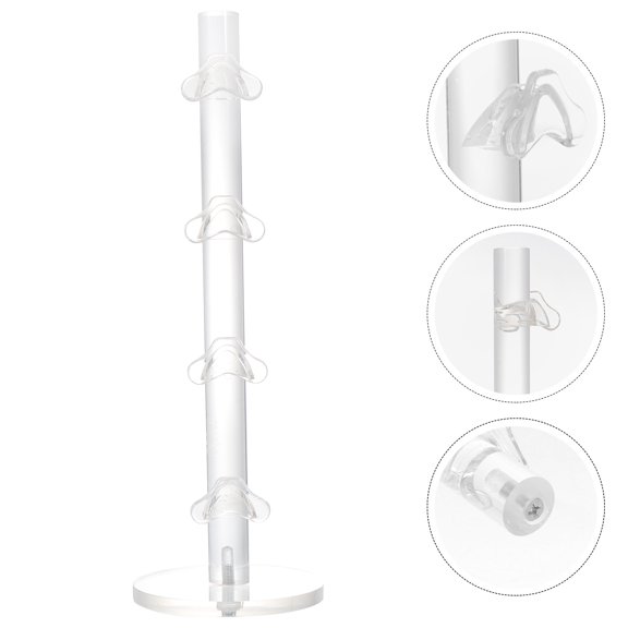 WHAMVOX Eyeglass Rack Sunglass Organizer Glasses Show Stand Transparent
