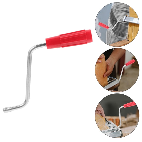YSNOOWE Pasta Maker Handle Red Heavy Duty Universal Noodle Maker Accessories