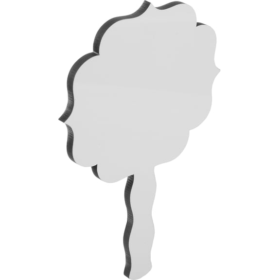 WHAMVOX Fan Photo Frame Blank Heat Transfer Decoration Sublimation Graduation Photos Picture White