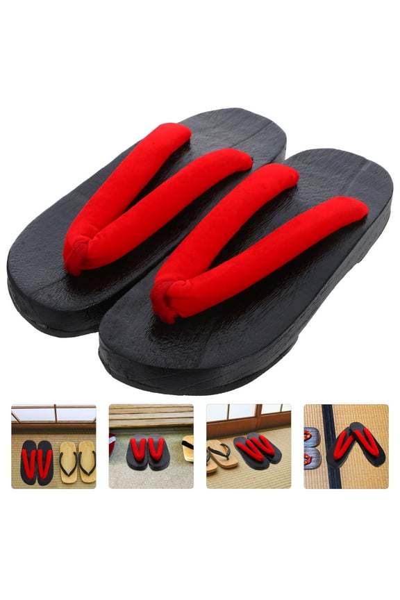 Fashion Male Clogs Breathable SkinFriendly Red Sandals for Comfortable Long Walks Size 1 Pair