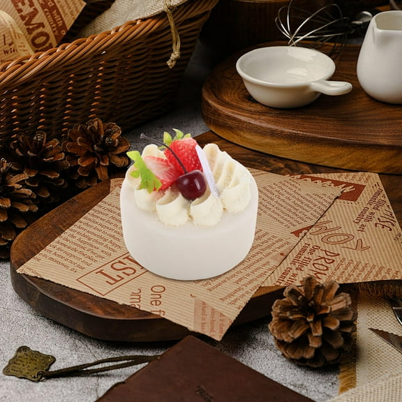 WHAMVOX Faux Cake Model for Display Lifelike PVC Cake for Dessert Table Decoration and Food