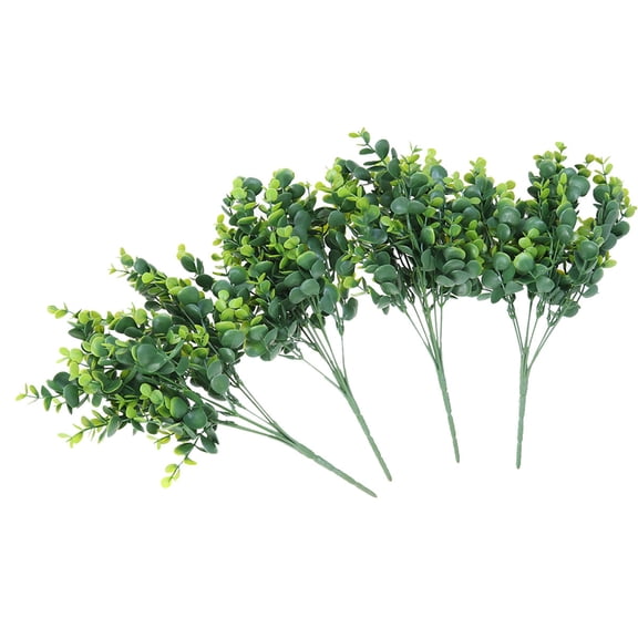 WHAMVOX Faux Eucalyptus Branches Greenery Stems Low Maintenance Plastic Homeowners Decorators