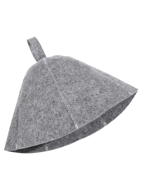 Felt Sauna Headwear, Lightweight Bath Hat with Comfortable Fit for Adults