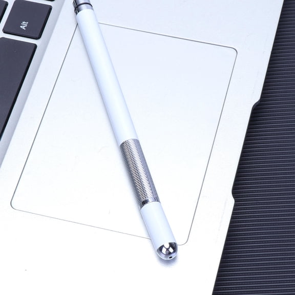 FESTFENDS Cell Phone Stylus Double End Capacitive Stylus Metal White 1Pack for Daily Use Office Work