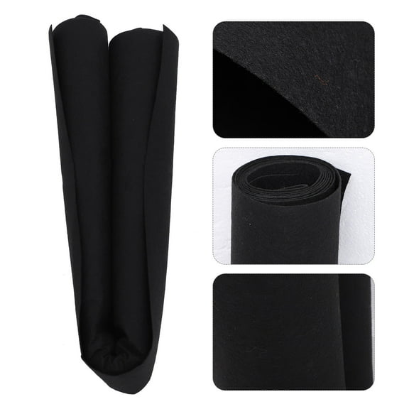 WHAMVOX Fire Resistant Soldering Mat Emergency Thermal Blanket Insulated Thick Black