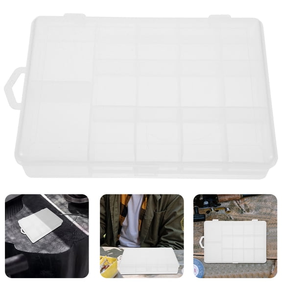 WHAMVOX Fish Tackle Storage Fishing Gear Container Bait Boxes White