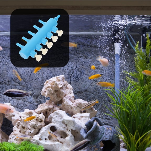 WHAMVOX Fish Tank Regulator Valve Valves Control Feature Controller Blue