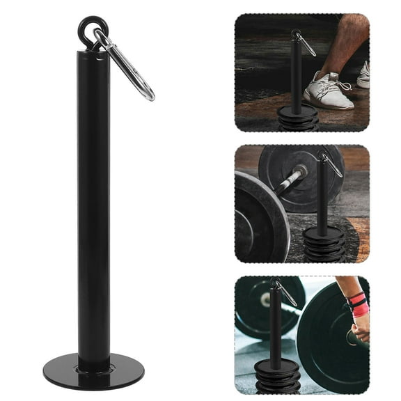 WHAMVOX Fitness Loading Pin Steel Weight Plate Storage Rack Arm Muscle Training Equipment