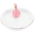 thumbnail image 1 of WHAMVOX Flamingo Design Jewelry Tray Creative Jewelry Storage Plate Home Desktop Decor, 1 of 8