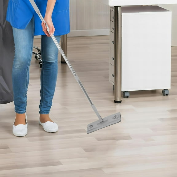 WHAMVOX Flat Mop And Bucket Set Wet And Dry Mop With Washable Pads For Home Cleaning Floors Walls Windows