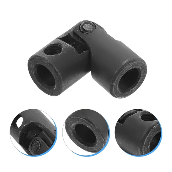 WHAMVOX Flexible Shaft Coupling Model Car Connector 1x1x3cm Black