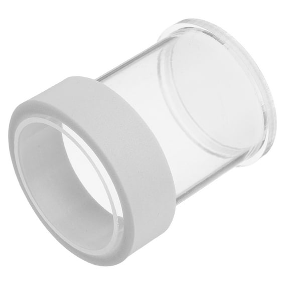 WHAMVOX Floating Fish Feeder Acrylic Aquarium Fish Tank Fish Feeding Ring Food Dish Food Protection Tray Feeder For Freshwater And Saltwater Tanks