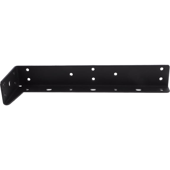 FESTFENDS Heavy Duty Black Wall Mount Shelf Bracket, Strong Load Bearing, and Versatile Fix for Home and Office
