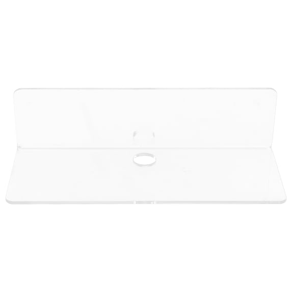 WHAMVOX Clear Acrylic Floating Shelves Storage Rack Organizer for Home, Office, Wall Display and Decorative Use