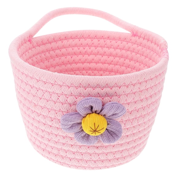 LITINKIMI Decorative Hanging Basket for Home - Imitation Rattan Storage Organizer, Tabletop & Wall Mount, 1 Piece
