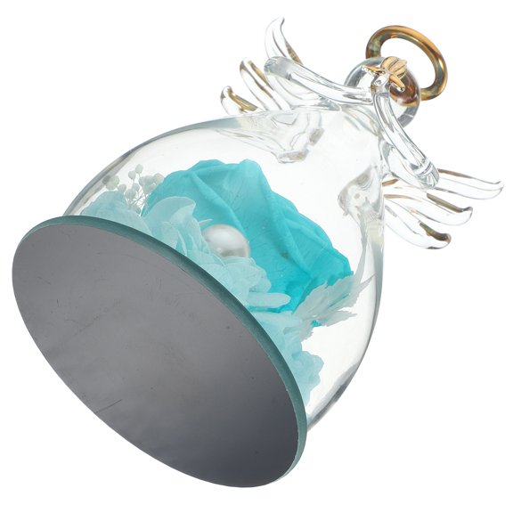 HOOWIFFY Flower Globe Glass Ornament Romantic 1 Pc