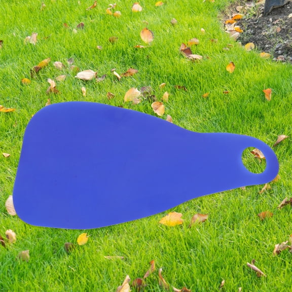 ROMANSENTIAL Blue Foldable Plastic Snow Sled for Toddler Outdoor Fun Enhances Motor Skills and Sliding Experience 39.0 Inches