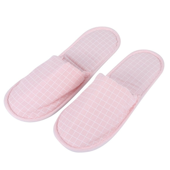 Foldable Slipper Travel Accessories Hotel Slippers Indoor Pink