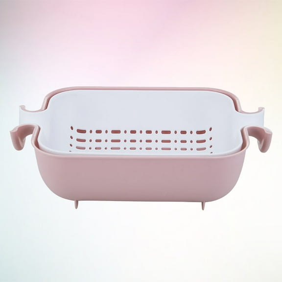 WHAMVOX  Foldable Washing Basket Drain Kitchen Storage Rack