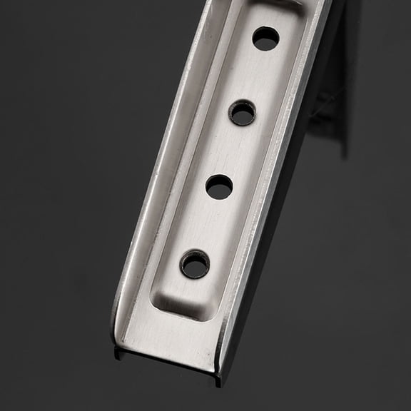 DECORNIJIA Foldable Wall Bracket Silver 1Pack 12 Inches