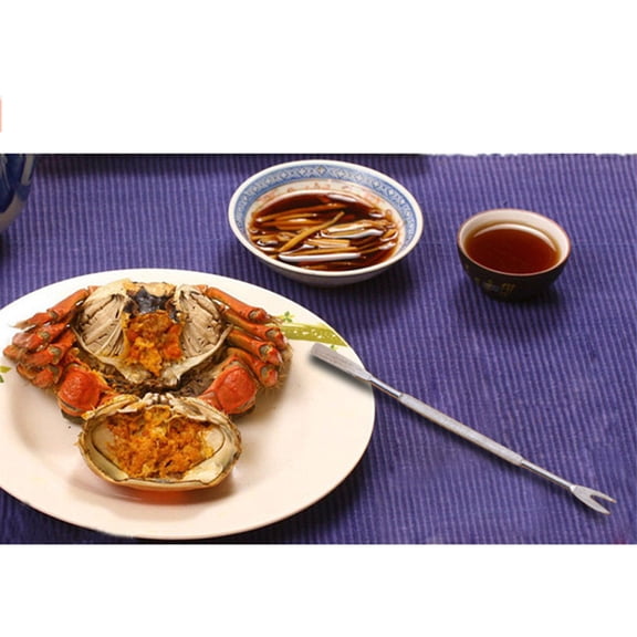 WHAMVOX Forks Multi-function Needle Seafood Utensils for Meat Removal 17.00X0.60X0.60CM